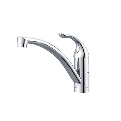 Gerber Plumbing G0040040LF - Viper 1H Kitchen Faucet W/Out Spray & W/ Deck Plate 1.5Gpm Chrome