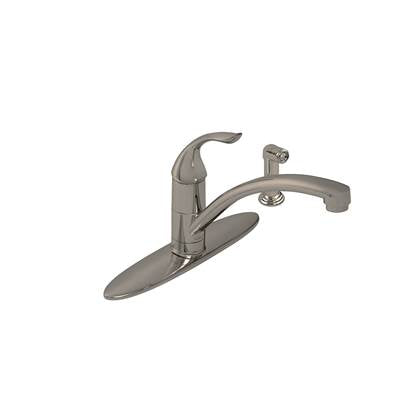 Gerber Plumbing G0040012SS - Viper 1H Kitchen Faucet W/ Spray & Deck Plate 1.75Gpm Aeration/2.2Gpm Spray Stainless Steel