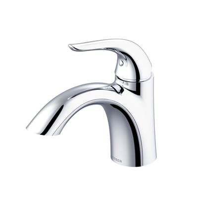Gerber Plumbing G0040026 - Viper 1H Lavatory Faucet Single Hole Mount Less Drain 1.2Gpm Chrome