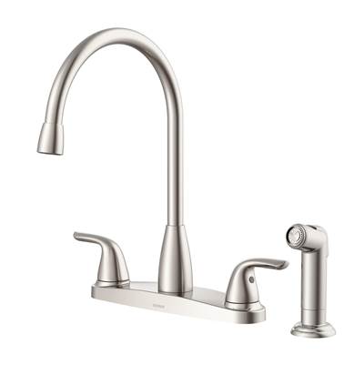 Gerber Plumbing G0040167SS - Viper 2H High Arc Kitchen Faucet W/ Spray 1.75Gpm Stainless Steel