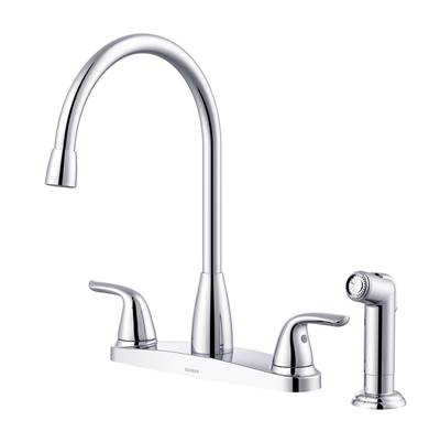 Gerber Plumbing G0040167 - Viper 2H High Arc Kitchen Faucet W/ Spray 1.75Gpm Chrome