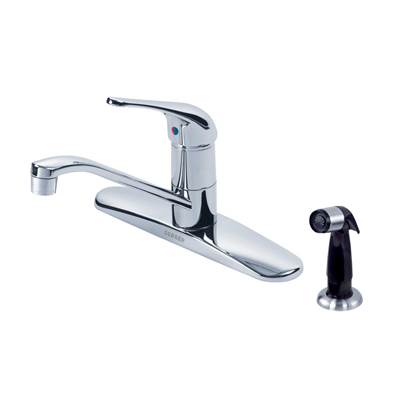 Gerber Plumbing G0040212 - Maxwell 1H Kitchen Faucet W/ Spray 1.75Gpm Aeration/2.2Gpm Spray Chrome