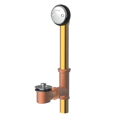 Gerber Plumbing G004185087 - Gerber Classics Lift & Turn Fit-All Drain For Standard Tub With Horizontal Installation Chrome