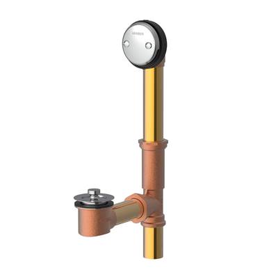 Gerber Plumbing G004185276 - Gerber Classics Lift & Turn Drain For Standard Tub With Retaining Ring Chrome