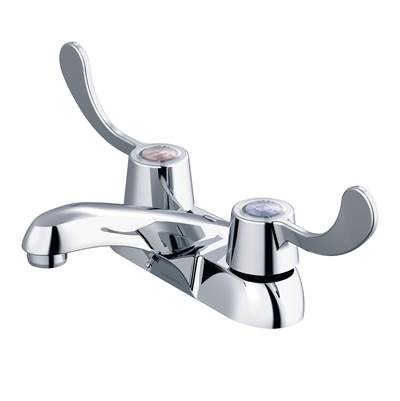 Gerber Plumbing G004341166 - Gerber Classics 2H Centerset Lavatory Faucet W/ Wrist Blade Handles Less Drain W/ Chain Stay 1.2Gpm Chrome