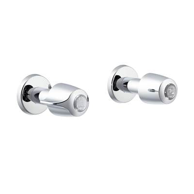 Gerber Plumbing G004776083 - Gerber Classics 2H Straight Pattern Trim & Compression Valve W/ 1/2'' Ips Connections & Metal Handles Chrome