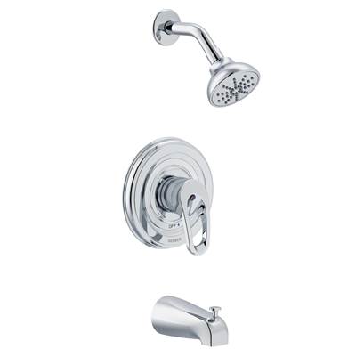 Gerber Plumbing G0049731 - Pressure Balance Tub & Shower Sweat ''Econo'' 1994 1.75Gpm Chrome