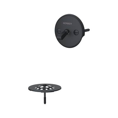 Gerber Plumbing G0086863BS - Gerber Classics Trip Lever Drain Trim Kit Satin Black