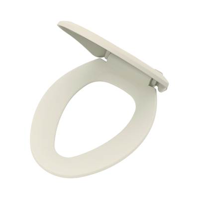 Gerber Plumbing G009921609 - Elongated Non-Slow Close Toilet Seat With Adjustable Mounting Biscuit
