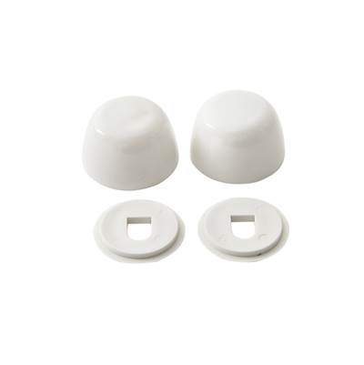 Gerber Plumbing G0099287 - Bowl Bolt Caps & Washers For All Gerber Gravity Toilets Plastic (Bag Of 2) White