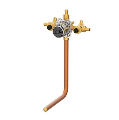 Gerber Plumbing G00GS504ST - Treysta Tub & Shower Valve- Horizontal Inputs With Stops With Stub-Out - Crimp Pex
