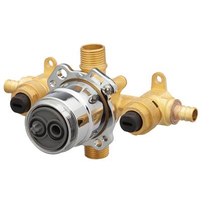 Gerber Plumbing G00GS504S - Treysta Tub & Shower Valve- Horizontal Inputs With Stops- Crimp Pex