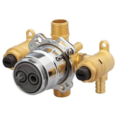 Gerber Plumbing G00GS525S - Treysta Tub & Shower Valve- Vertical Inputs With Stops- Crimp Pex
