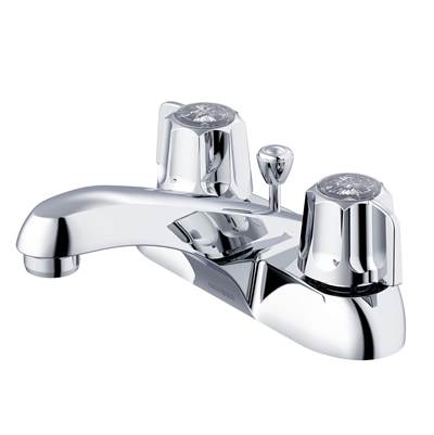 Gerber Plumbing G0743431 - Gerber Classics 2H Centerset Lavatory Faucet W/ Metal Fluted Handles & Metal Pop-Up Drain 1.2Gpm Chrome