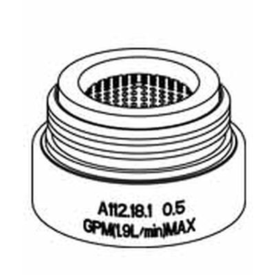Gerber Plumbing GA603368N - Aerator Kit 0.5Gpm Spray Junior Male Vandal Proof Chrome
