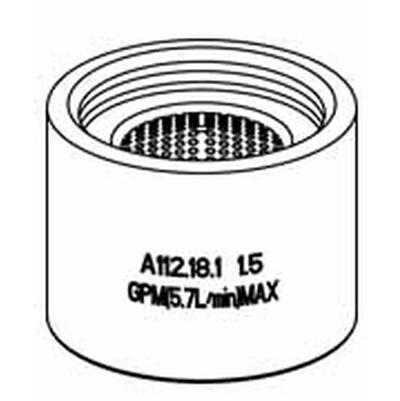Gerber Plumbing GA603369N - Aerator Kit 1.5Gpm Laminar Junior Female Vandal Proof Chrome