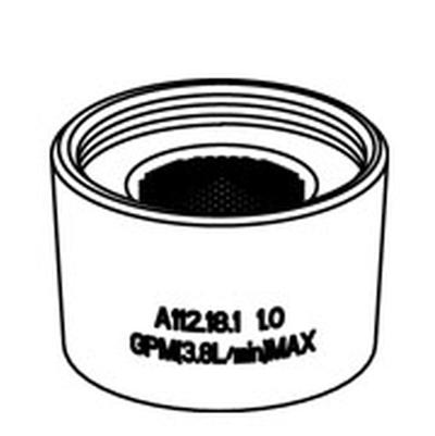 Gerber Plumbing GA66D604N - Aerator Assembly 1.0Gpm Spray Standard Female Chrome