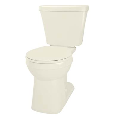 Gerber Plumbing GAV2080009 - Elite 1.6Gpf Simple Ct Ada Rf 10'' Ri Combo: Gab2185209 Bowl W/ Gal2889509 Tank Biscuit