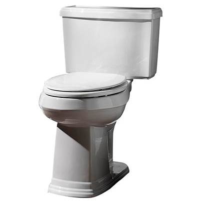Gerber Plumbing GHE20019 - Logan Square 1.28Gpf Ada El 10'' Ri Combo: Ghe21538 Bowl W/ Ghe28535 Tank White