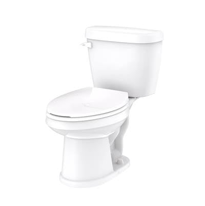 Gerber Plumbing GWS21110 - Maxwell Se 1.28Gpf El 10'' Ri Combo: Gse21162 Bowl W/ Gws28175 Tank White