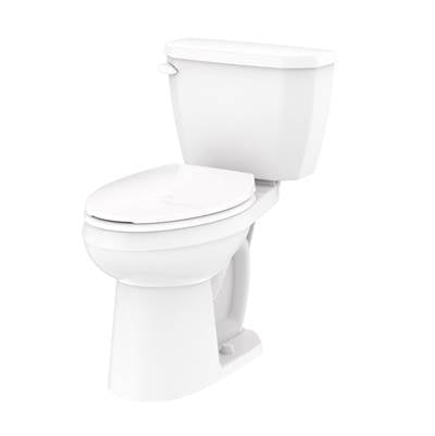 Gerber Plumbing GWS21519 - Viper 1.0Gpf Ada Compact El 12'' Ri Combo: Gws21872 Bowl W/ Gws28570 Tank White