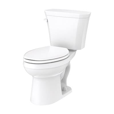 Gerber Plumbing GWS31510 - Viper 1.28Gpf 10'' Ri El Combo: Gvp31562 Bowl W/ Gws38595 Tank White