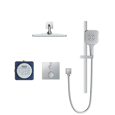 Grohe 1030690000 - Rainshower Grohtherm 2-Handle Thermostatic Dual Function Shower Kit