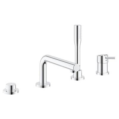 Grohe 19576002 - 4-Hole Single-Handle Deck Mount Roman Tub Faucet With 1.75 Gpm (6.6 L/Min) Hand Shower