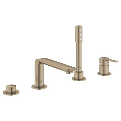 Grohe 19577EN1 - 4-Hole Single-Handle Deck Mount Roman Tub Faucet With 6.6 L/Min (1.75 Gpm) Hand Shower