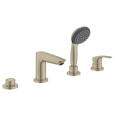 Grohe 25245EN3 - 4-Hole Single Handle Deck Mount Roman Tub Faucet With 1.75 Gpm (6.6 L/Min) Hand Shower
