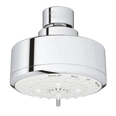 Grohe 26043001 - 100 Shower Head, 4 - 4 Sprays, 6.6 L/Min (1.75 Gpm)