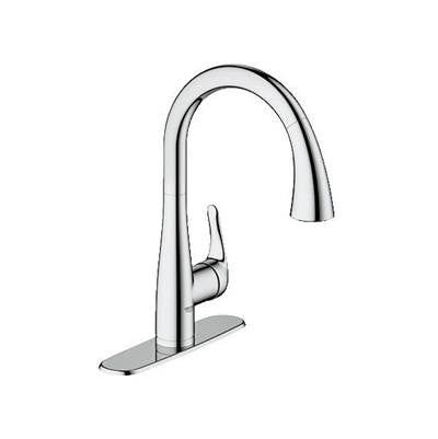 Grohe 30211001 - Single-Handle Pull Down Kitchen Faucet Dual Spray 6.6 L/Min (1.75 Gpm)