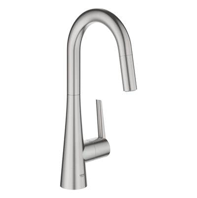 Grohe 32283DC3 - Single-Handle Pull Down Dual Spray Prep Faucet 6.6 L/Min (1.75 Gpm)
