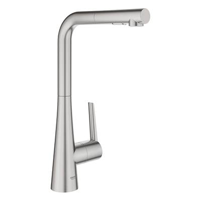 Grohe 33893DC2 - Single-Handle Pull-Out Kitchen Faucet Dual Spray 6.6 L/Min (1.75 Gpm)