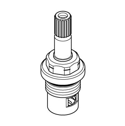 Grohe 48244000 - Headpart 3/8, 90°, Ceramic, Left