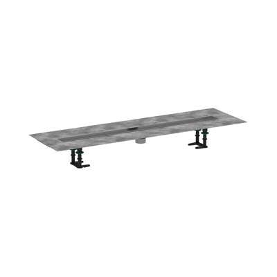 Hansgrohe 56013181 - Raindrain Rough 2" Outlet 35 1/4"