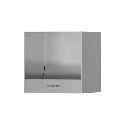 Hansgrohe 56065800 - Xtrastoris Original Recessed Toilet Paper Holder 6"X 6"X 5.5