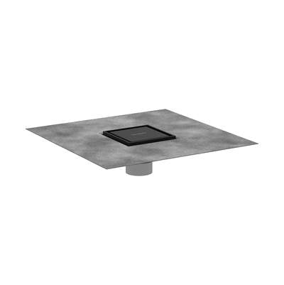 Hansgrohe 56130671 - Raindrain Brilliance Point Drain Set 4"X 4" Trim Tileable Re