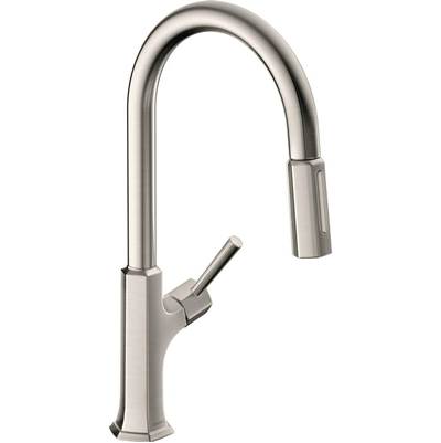 Hansgrohe 04852800 - Higharc Kitchen Faucet, 2-Spray Pull-Down, 1.75 Gpm In Steel