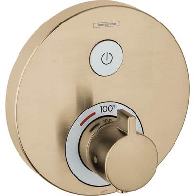 Hansgrohe 15744141 - Showerselect S Thermostatic Trim For 1 Function, Round