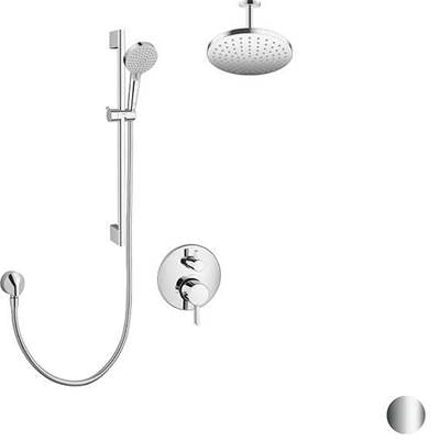Hansgrohe SKH10 - Shwr Kit Thm 2-Fcn Wallbar W/Hs & Sh Ceiling Mnt