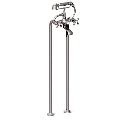 Horus 100.04.498PN - Horus Monroe Exposed Floor Mount Tub Filler, Pn