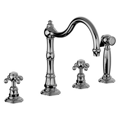Horus 102.07.124BN - Horus Montmartre 3-Hole Kitchen Faucet, Bn