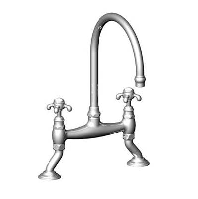 Horus 161.67.141CB - Horus St Germain 2-Hole Gooseneck Kitchen Faucet, Cb