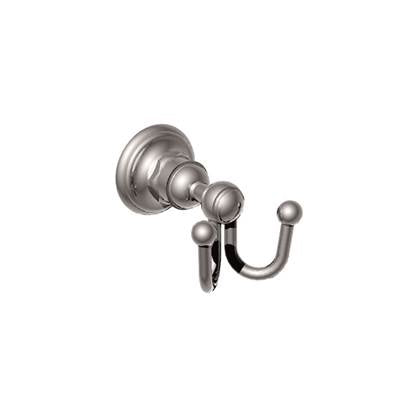 Horus 102.07.614BN - Horus Montmartre Double Robe Hook, Bn
