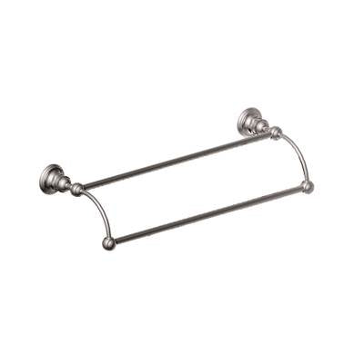 Horus 102.07.620BN - Horus Montmartre 24'' Double Towel Rail, Bn