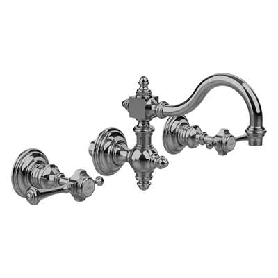 Horus 100.10.262PG - Ho-Anthea Widespread Wall Lever Basin Mixer, Pg