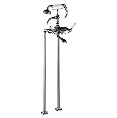 Horus 162.67.498PN - Horus St Germain Floor Mounted Tub Filler, Pn