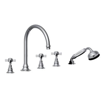 Horus 102.27.467PN - Horus Dover 5-Hole Deck Tub Set, Pn