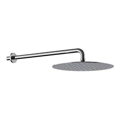 Horus 100.40.536NC - Horus 10'' Contemporary Picot Showerhead & Wall Arm, Black Chrome
